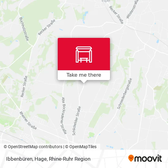 Карта Ibbenbüren, Hage