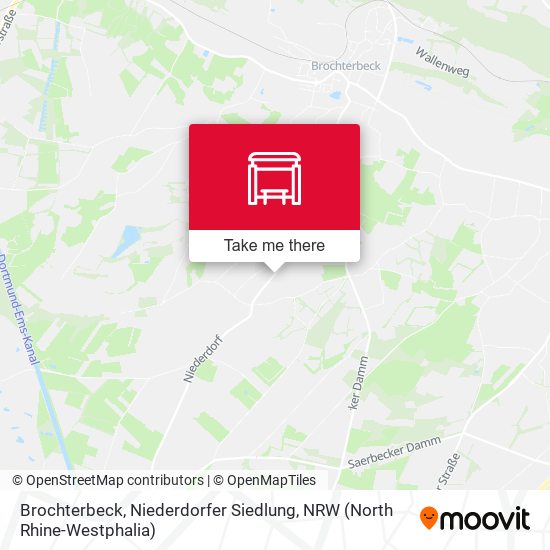 Brochterbeck, Niederdorfer Siedlung map