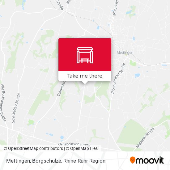 Mettingen, Borgschulze map