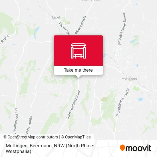 Карта Mettingen, Beermann