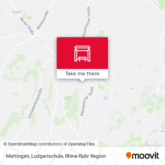 Карта Mettingen, Ludgerischule