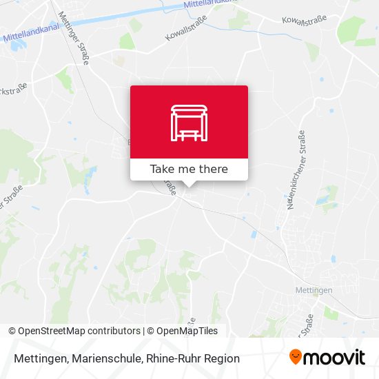 Mettingen, Marienschule map