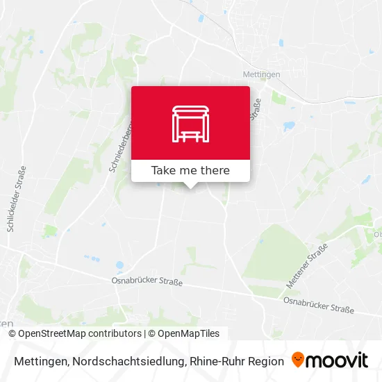 Карта Mettingen, Nordschachtsiedlung