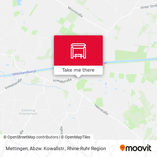 Карта Mettingen, Abzw. Kowallstr.