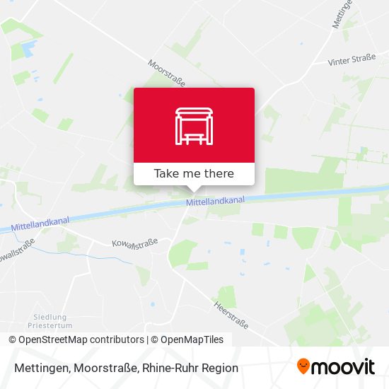 Mettingen, Moorstraße map