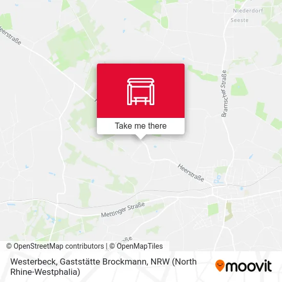 Westerbeck, Gaststätte Brockmann map