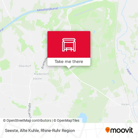 Карта Seeste, Alte Kuhle