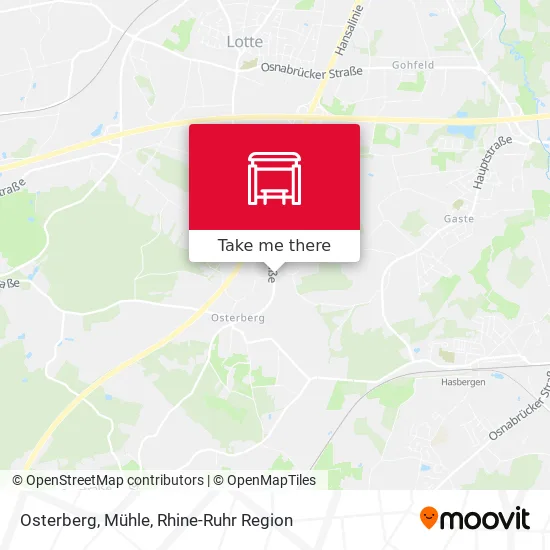 Карта Osterberg, Mühle