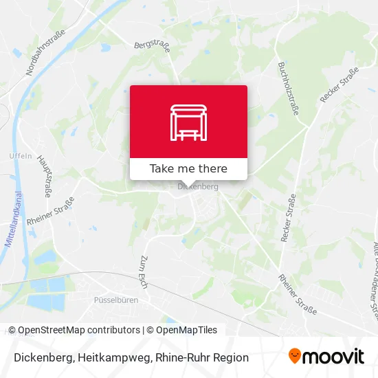 Карта Dickenberg, Heitkampweg
