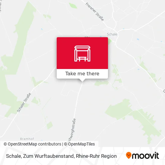Карта Schale, Zum Wurftaubenstand