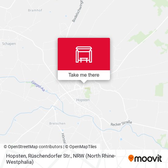 Hopsten, Rüschendorfer Str. map
