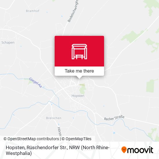 Hopsten, Rüschendorfer Str. map