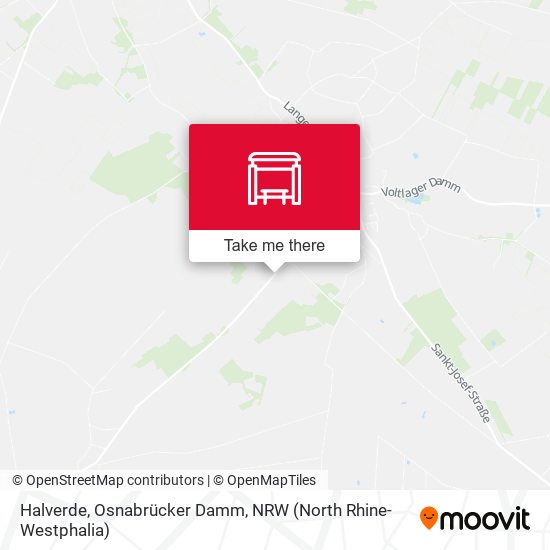 Halverde, Osnabrücker Damm map