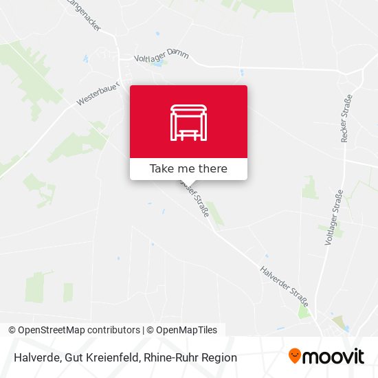 Halverde, Gut Kreienfeld map