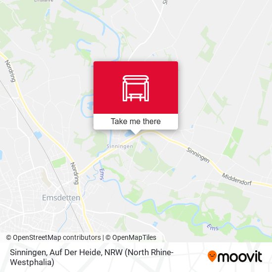 Sinningen, Auf Der Heide map