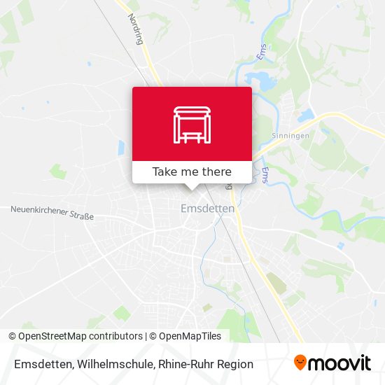 Emsdetten, Wilhelmschule map