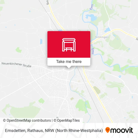Emsdetten, Rathaus map