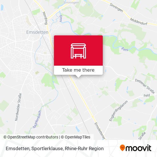 Emsdetten, Sportlerklause map