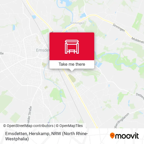 Карта Emsdetten, Herskamp