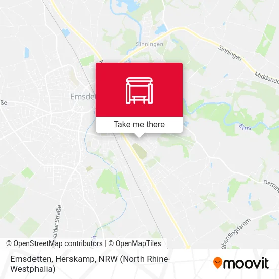 Emsdetten, Herskamp map