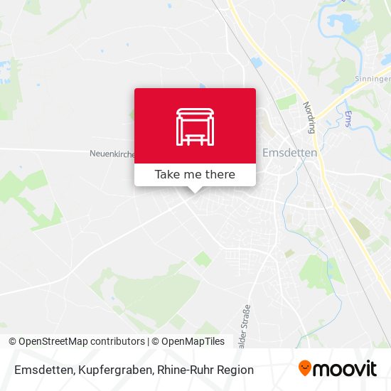 Emsdetten, Kupfergraben map