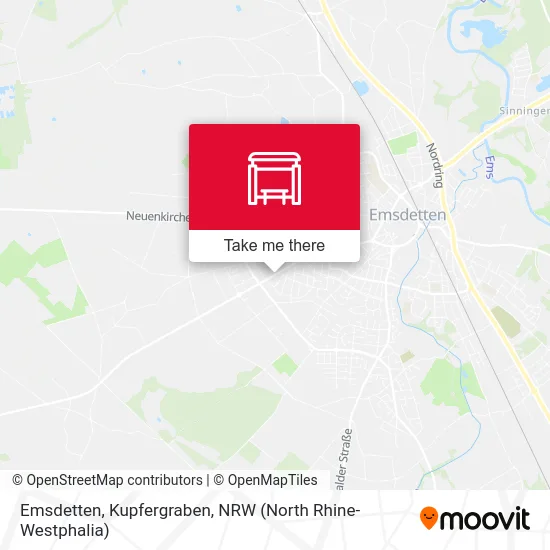 Emsdetten, Kupfergraben map