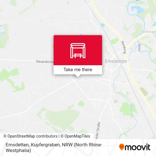 Emsdetten, Kupfergraben map