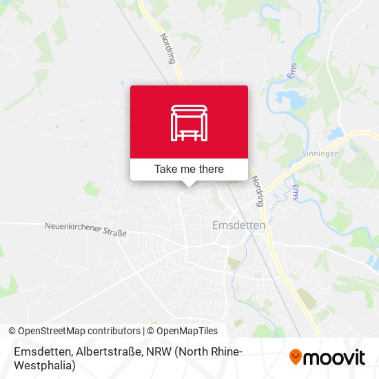 Emsdetten, Albertstraße map
