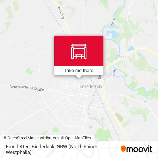 Карта Emsdetten, Biederlack