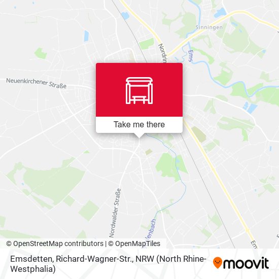 Карта Emsdetten, Richard-Wagner-Str.