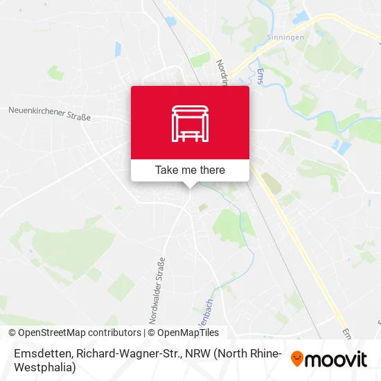 Карта Emsdetten, Richard-Wagner-Str.