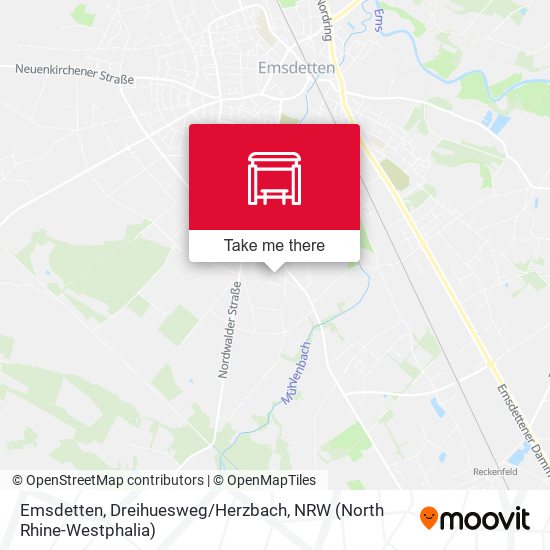 Emsdetten, Dreihuesweg / Herzbach map