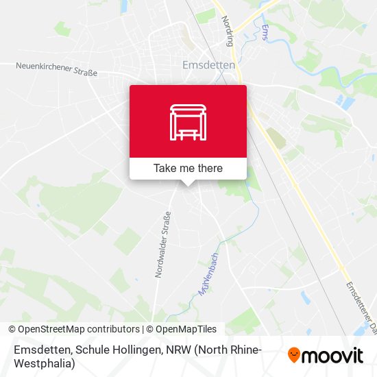 Emsdetten, Schule Hollingen map