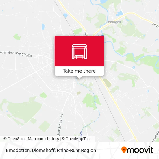 Карта Emsdetten, Diemshoff