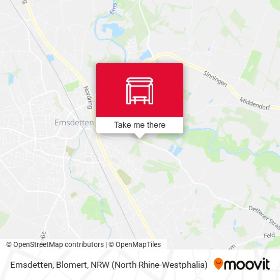 Карта Emsdetten, Blomert