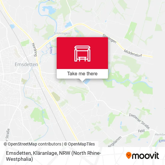 Карта Emsdetten, Kläranlage