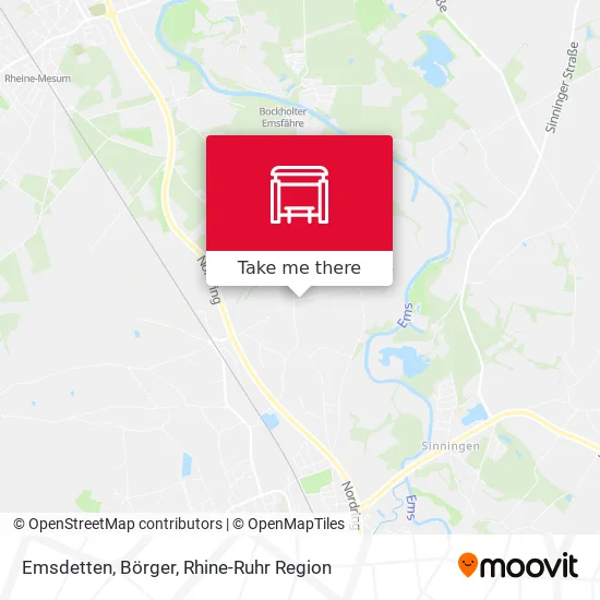 Карта Emsdetten, Börger