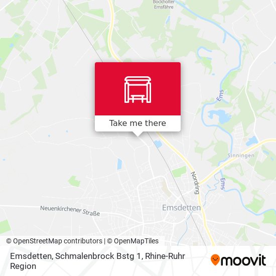 Emsdetten, Schmalenbrock Bstg 1 map