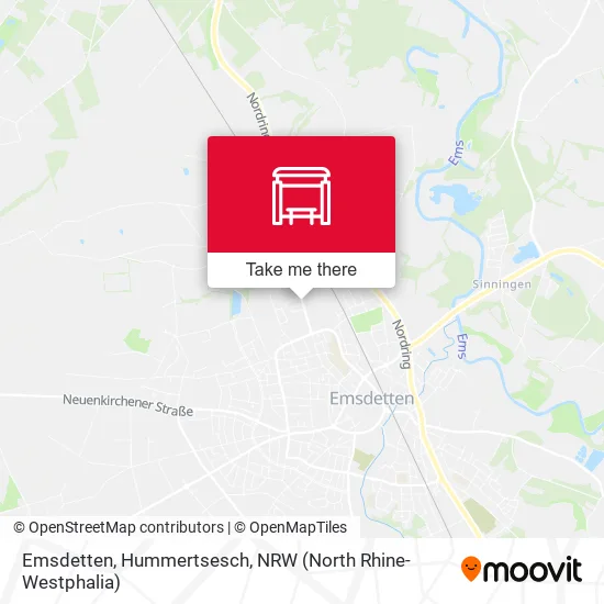 Карта Emsdetten, Hummertsesch