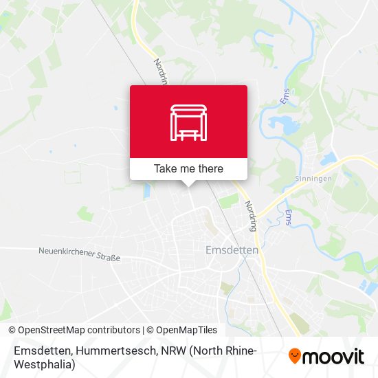 Карта Emsdetten, Hummertsesch
