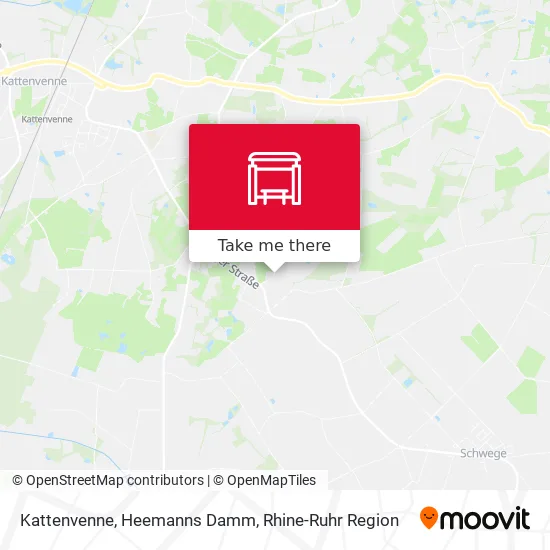 Карта Kattenvenne, Heemanns Damm