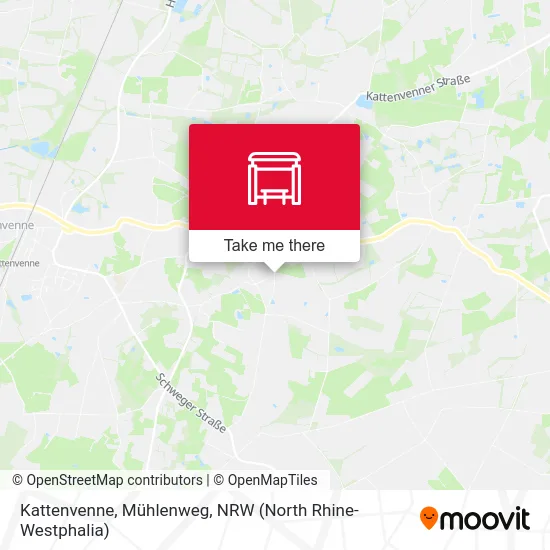 Kattenvenne, Mühlenweg map