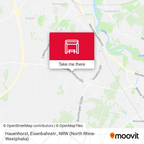 Hauenhorst, Eisenbahnstr. map
