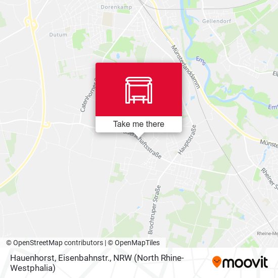 Hauenhorst, Eisenbahnstr. map