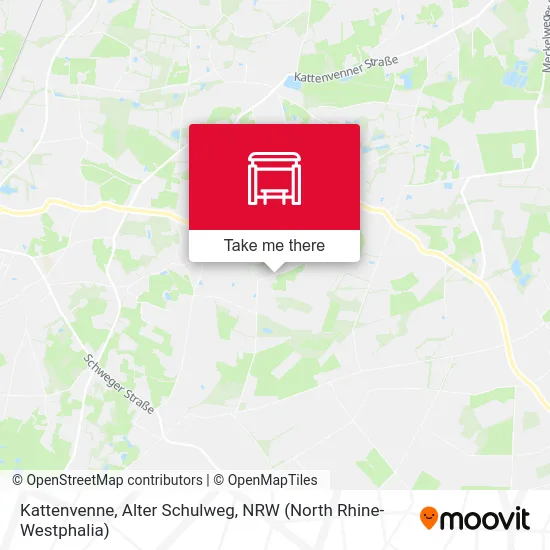 Kattenvenne, Alter Schulweg map