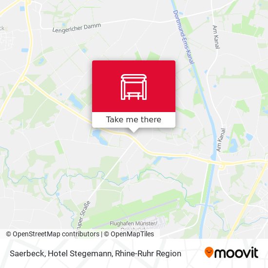 Saerbeck, Hotel Stegemann map