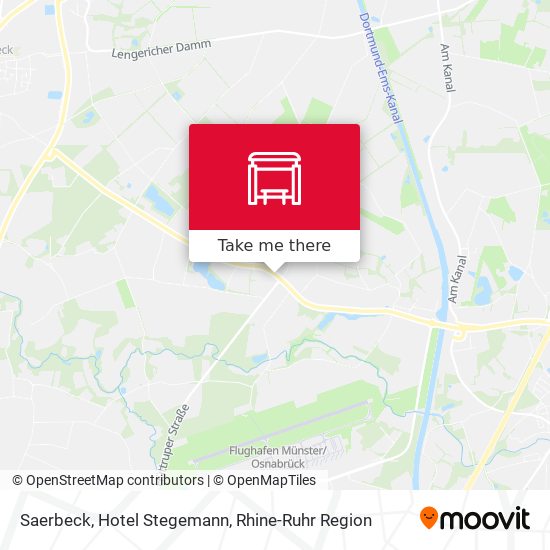 Saerbeck, Hotel Stegemann map
