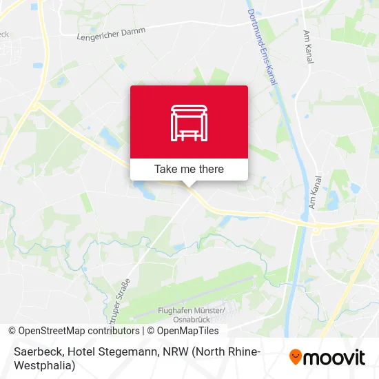 Saerbeck, Hotel Stegemann map