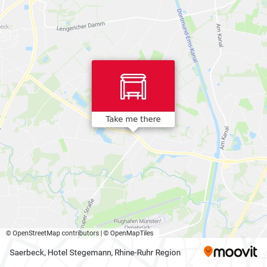 Saerbeck, Hotel Stegemann map