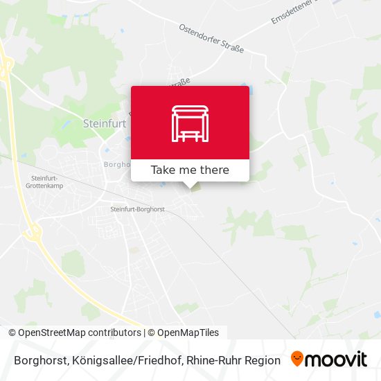 Borghorst, Königsallee / Friedhof map